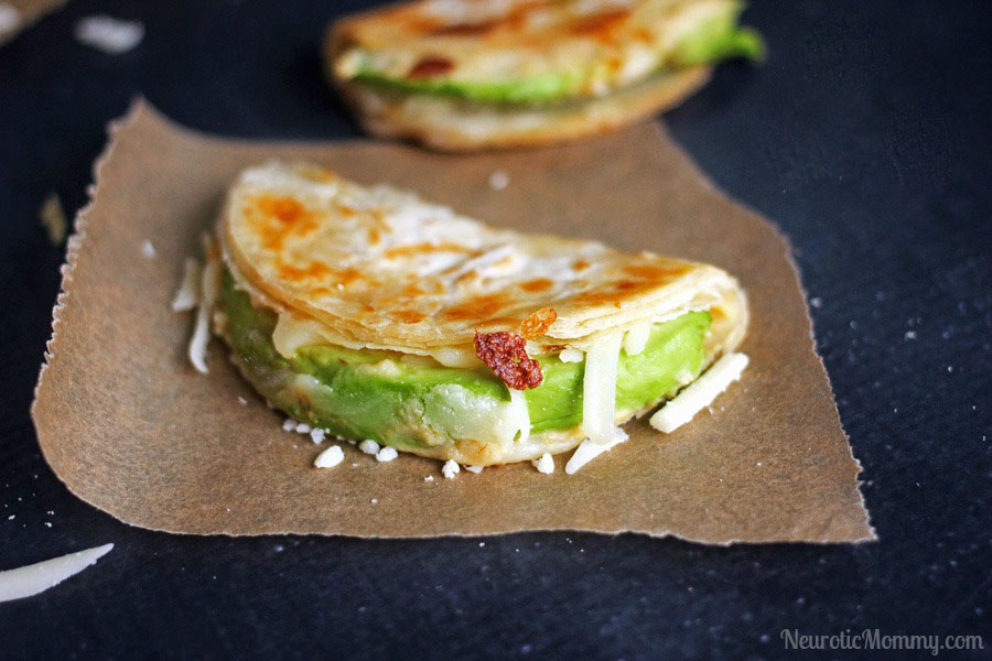 Avocado Hummus Quesadilla