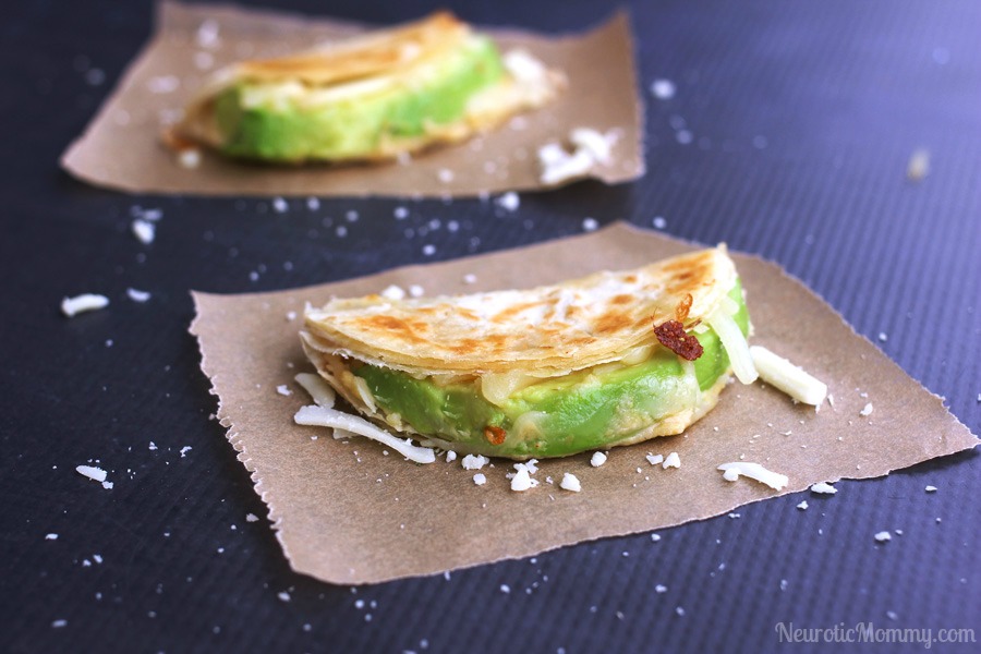 Avocado Hummus Quesadilla