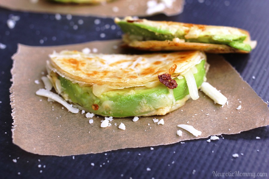 Avocado Hummus Quesadilla