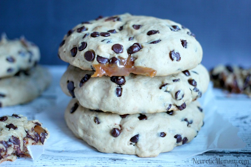 Caramel Chocolate Chip Cookies