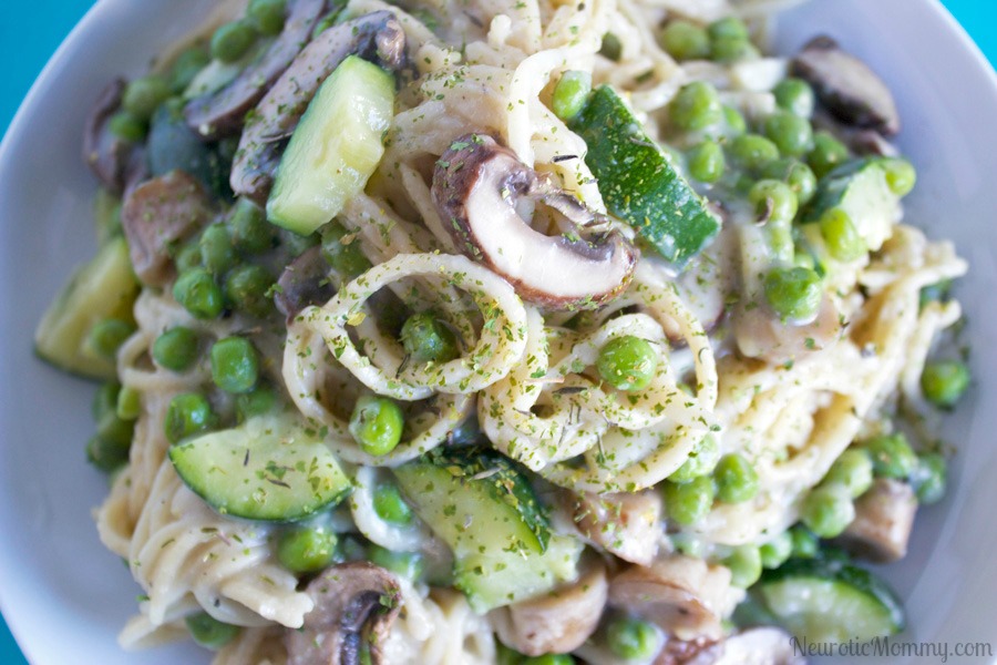 One Pot Vegan Mushroom Pasta