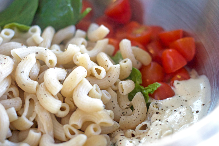 Pasta Salad with Cashew Ricotta