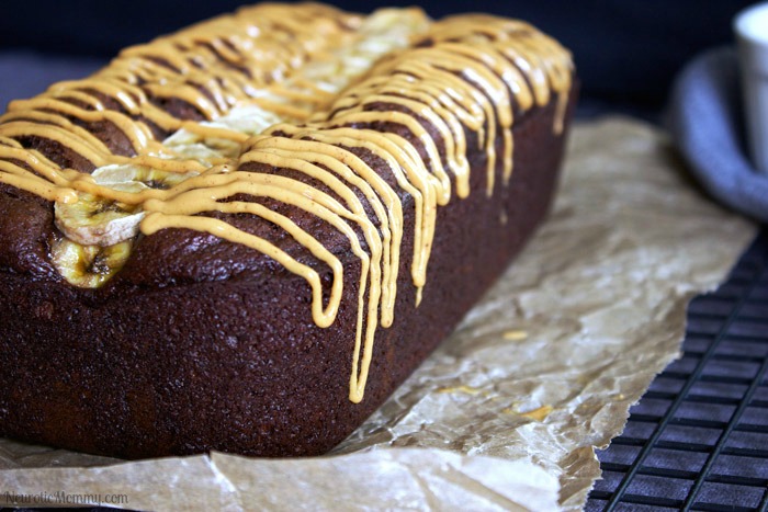 Chocolate Peanut Butter Banana Bread