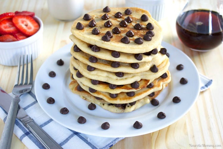 Gluten-Free Chocolate Chip Pancakes - NeuroticMommy