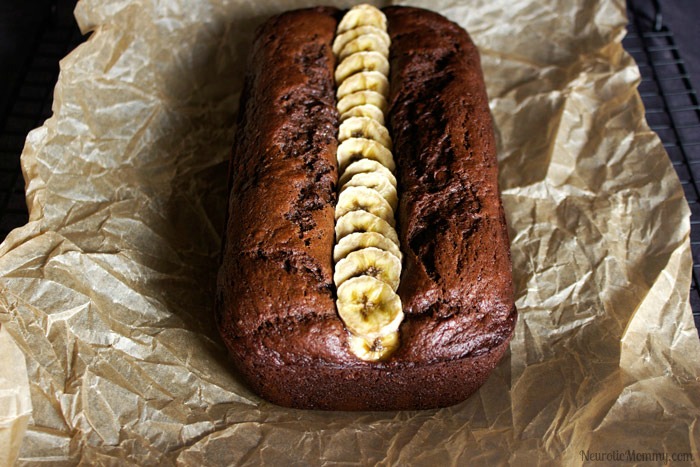 Chocolate Peanut Butter Banana Bread