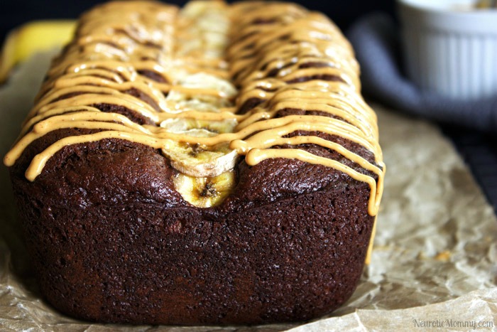 Chocolate Peanut Butter Banana Bread