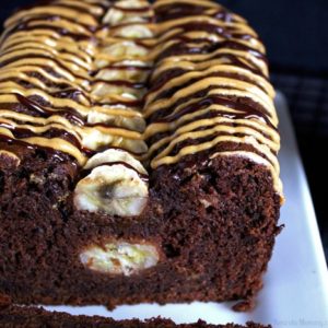 Chocolate Peanut Butter Banana Bread