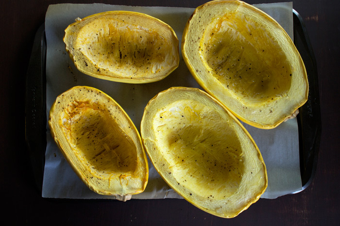 Spaghetti Squash Street Tacos