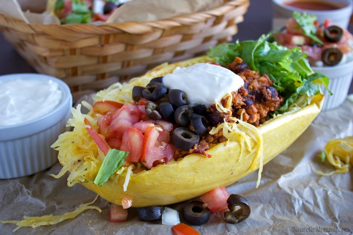 Spaghetti Squash Street Tacos