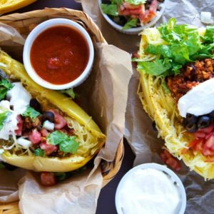 Spaghetti Squash Street Tacos