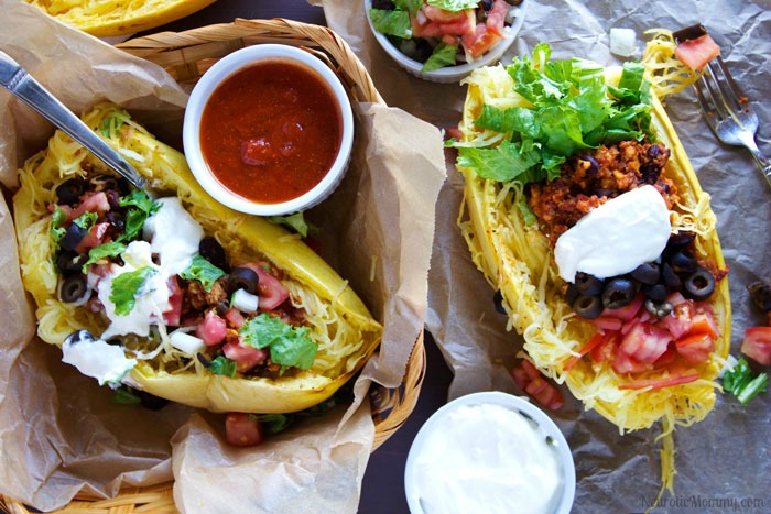 Spaghetti Squash Street Tacos