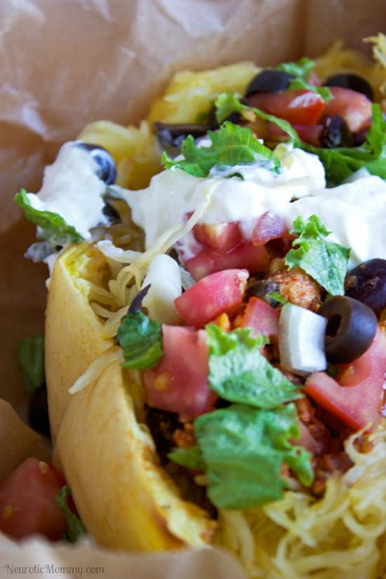 Spaghetti Squash Street Tacos