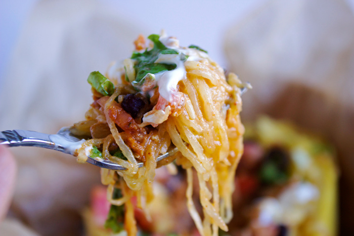 Spaghetti Squash Street Tacos