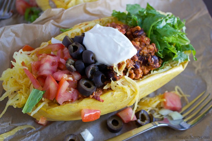 Spaghetti Squash Street Tacos