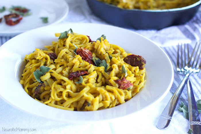 Creamy Butternut Squash Rice Noodles