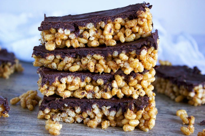 Healthy Almond Butter Crispies