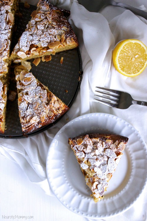 Lemond Almond Ricotta Cake