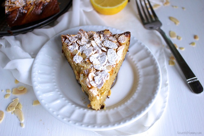 Lemon Almond Ricotta Cake