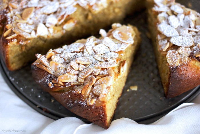 Lemon Almond Ricotta Cake