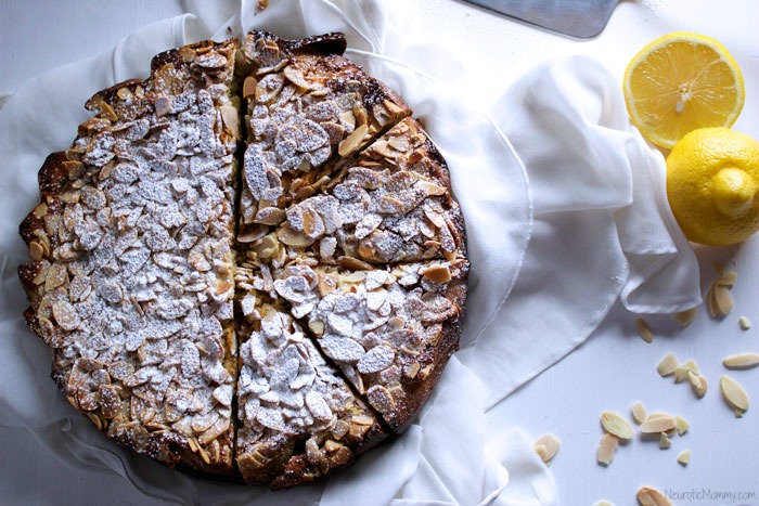 Lemon Almond Ricotta Cake