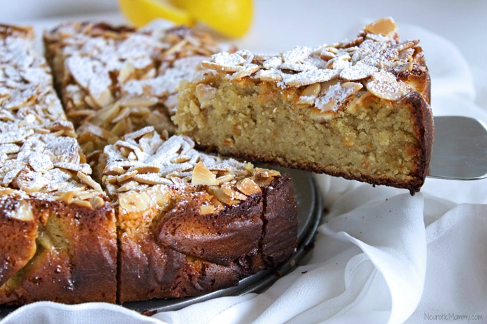 Lemon Almond Ricotta Cake