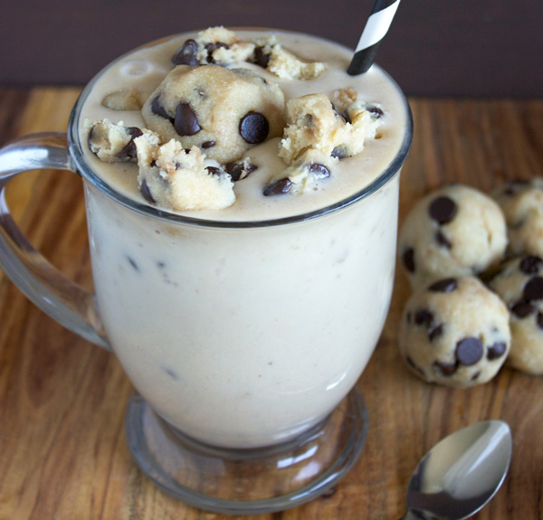 Healthy Chocolate Chip Cookie Dough Blizzard