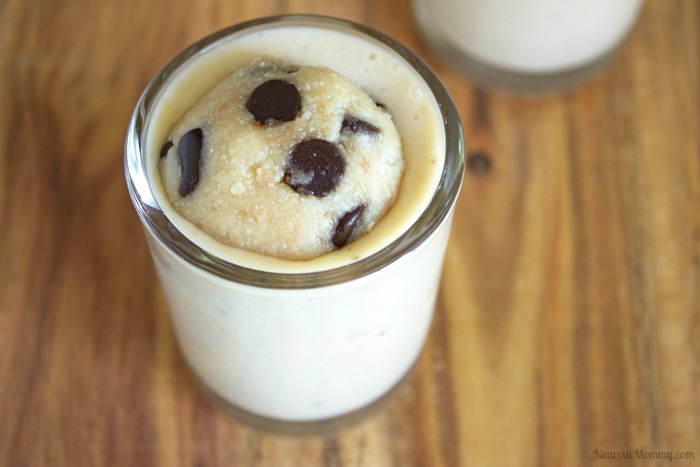 Healthy Chocolate Chip Cookie Dough Blizzard