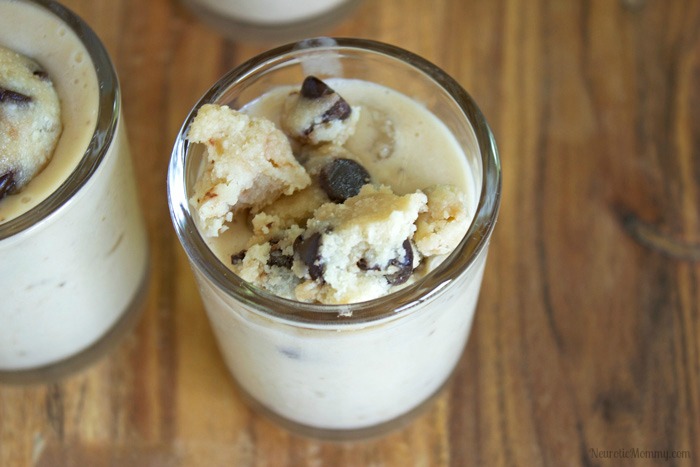 Healthy Chocolate Chip Cookie Dough Blizzard