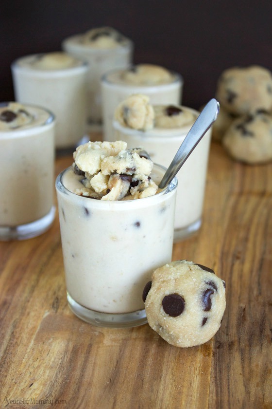 Healthy Chocolate Chip Cookie Dough Blizzard - NeuroticMommy