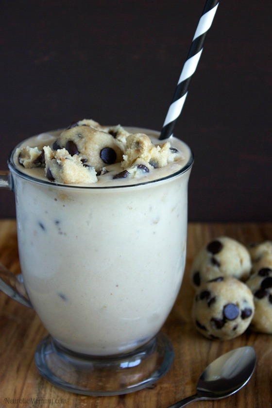 Healthy Chocolate Chip Cookie Dough Blizzard
