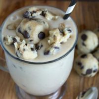 Healthy Chocolate Chip Cookie Dough Blizzard