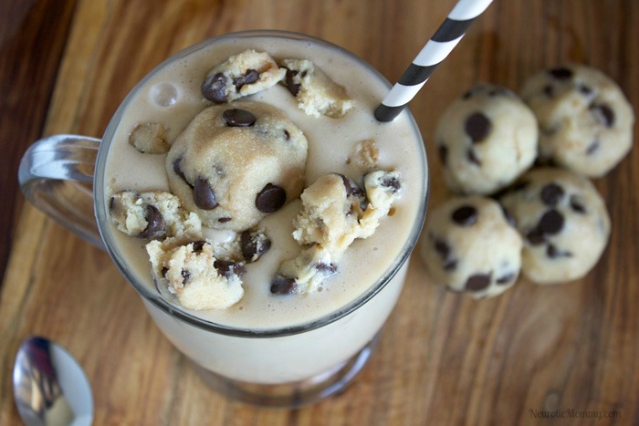 Healthy Chocolate Chip Cookie Dough Blizzard