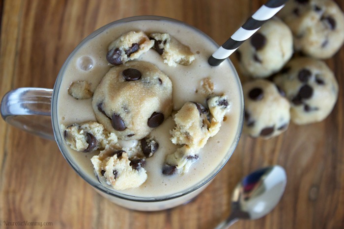 Healthy Chocolate Chip Cookie Dough Blizzard