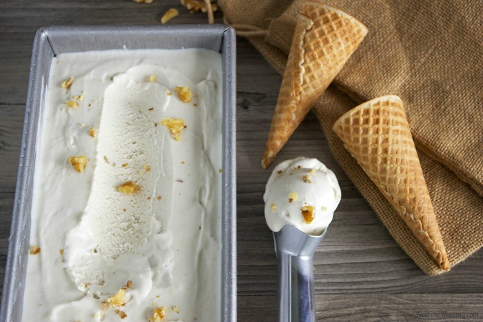 Salted Caramel Walnut Ice Cream