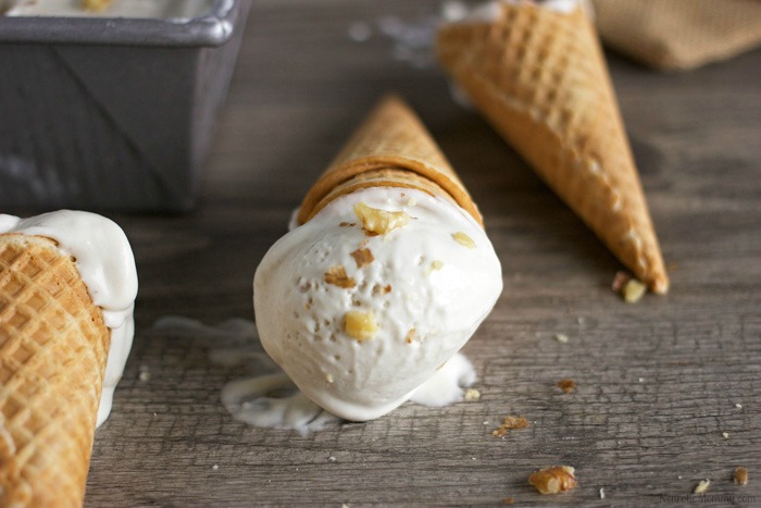 Salted Caramel Walnut Ice Cream