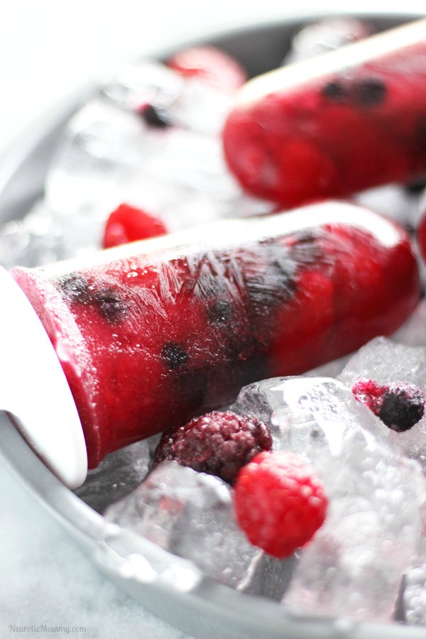 Very Berry Coconut Popsicles