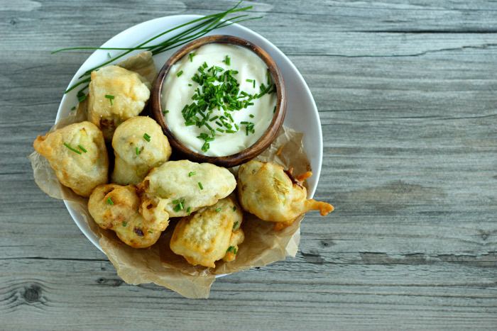 3 Ingredient Beer Battered Artichoke Hearts #vegan #appetizers