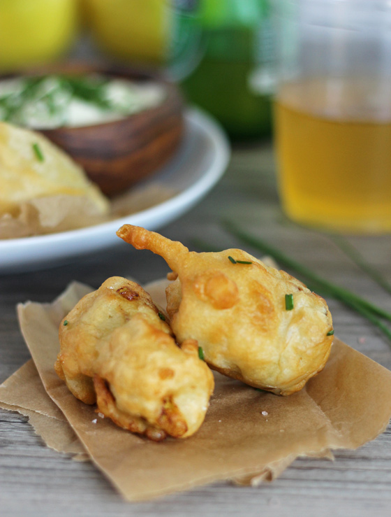 3 Ingredient Beer Battered Artichoke Hearts #vegan #appetizers