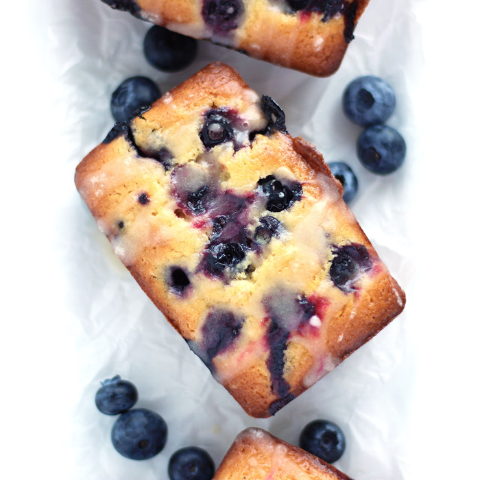 Mini Blueberry Lemon Loaves