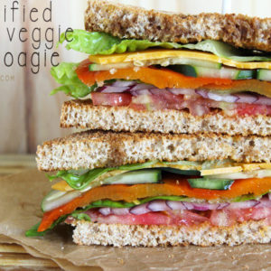 Healthified Super Veggie Hoagie vegan sandwiches