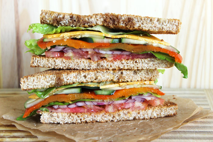 healthified super veggie hoagie vegan sandwiches