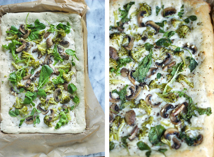 Plant Based Flatbread Veggie Pizza. neuroticmommy.com