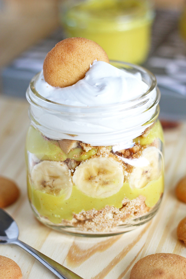 Healthier Banana Cream Pie In a Jar NeuroticMommy