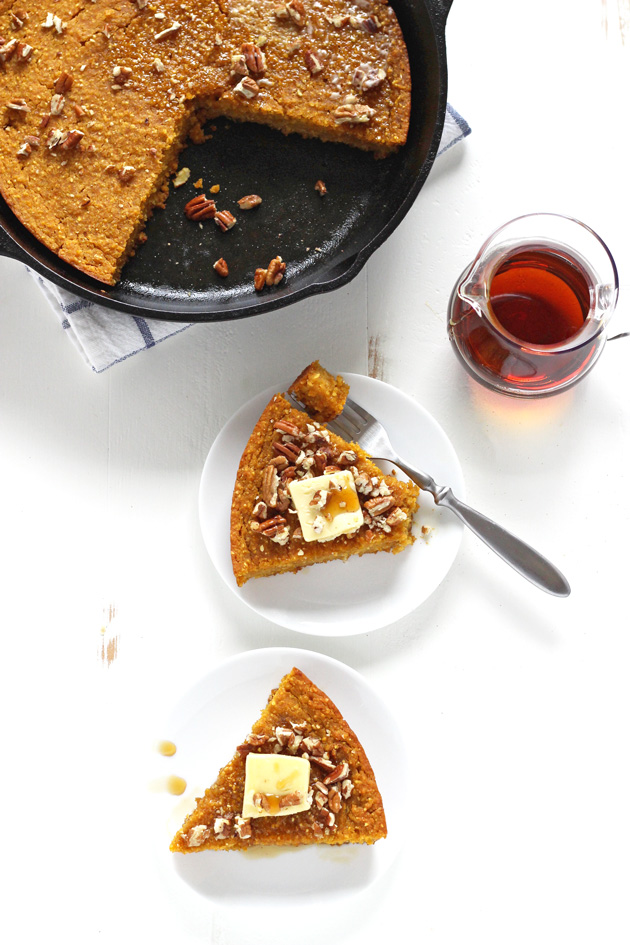 Maple Pecan Pumpkin Cornbread