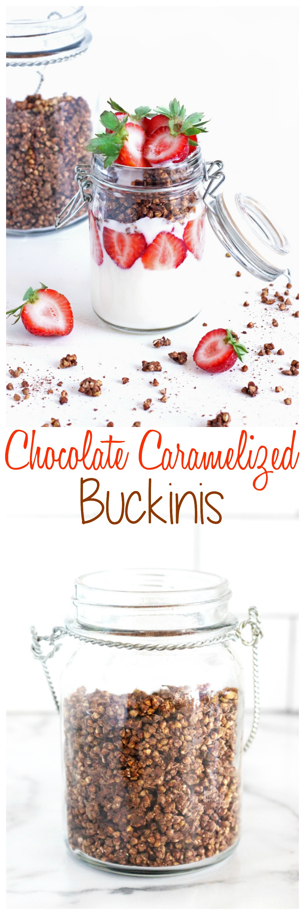 Activated Chocolate Caramelized Buckinis. The perfect snack that's high in antioxidants, all essential amino acids, and a great way to get your daily dose of fiber. Enjoy this crunchy delight with your favorite morning cup of non dairy yogurt! NeuroticMommy.com #vegan #health #glutenfree