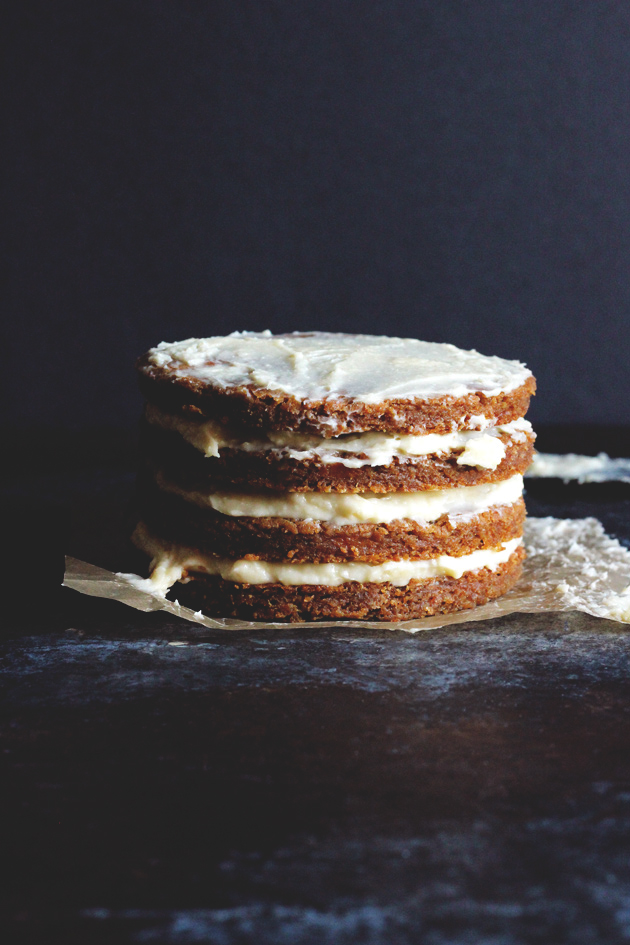 Mini Sweet Potato Layer Cakes - Moist, Sweet, Delicious and the best tasting side of healthy. NeuroticMommy.com #vegan #cakes #thanksgiving