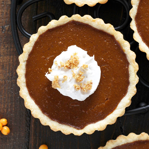 Single Serve Pumpkin Pie, for the true pumpkin lovers who do not wish to share this magical, pumpkin-y dessert. Healthy, high in magnesium, and deliciously creamy and dreamy. NeuroticMommy.com #vegan #thanksgiving #pumpkinpie