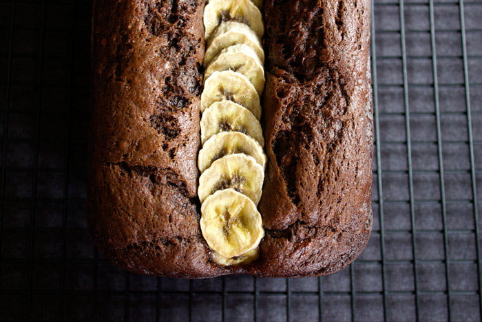 Chocolate Peanut Butter Banana Bread