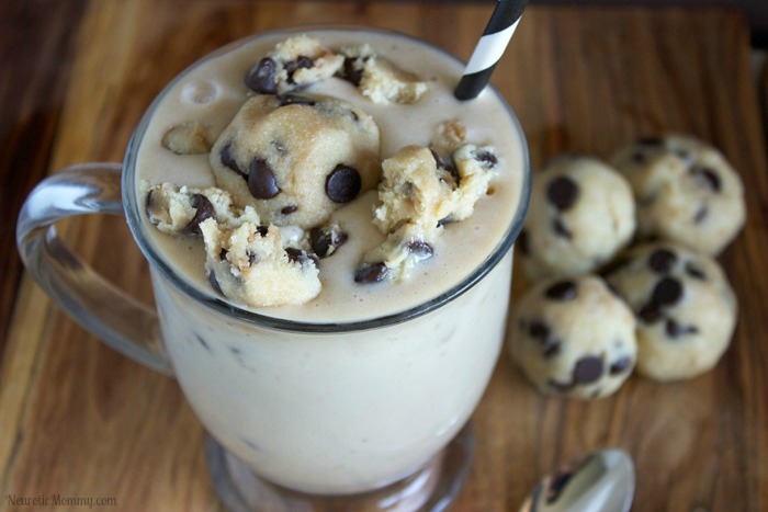 Healthy Chocolate Chip Cookie Dough Blizzard