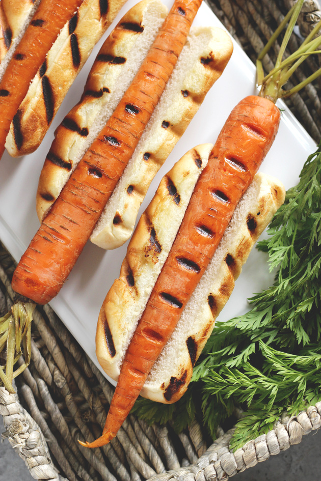 Carrot hot dogs vegan sale